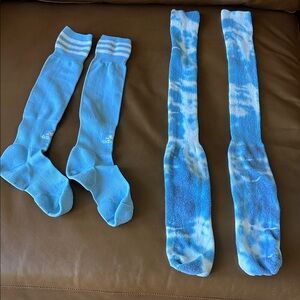 Soccer Socks Tar Heel Blue Unisex